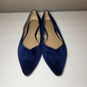 Women suede flat